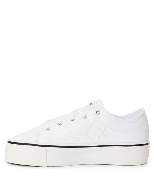Converse White Run Star Hike Canvas Trainers