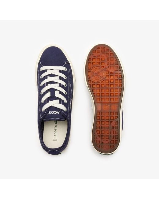 Lacoste Blue Backcourt Trainers for men
