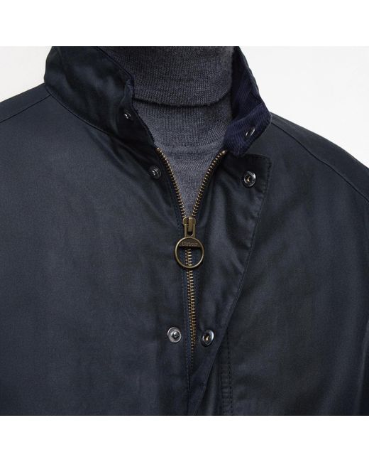 Barbour Blue Cordhill Waxed Jacket for men