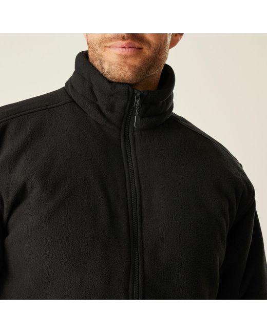Regatta Black Asgard Ii Quilted Insulated Fleece for men