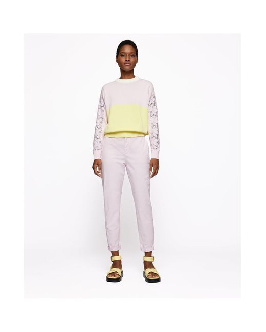 Boss Pink Tachini2 Chino Trousers, Chino Style