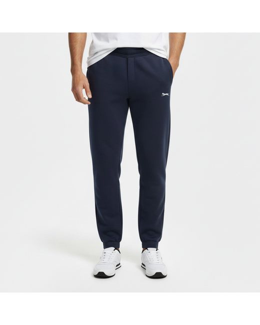 Slazenger 1881 Blue Cuffed Fleece Jogging Bottoms for men