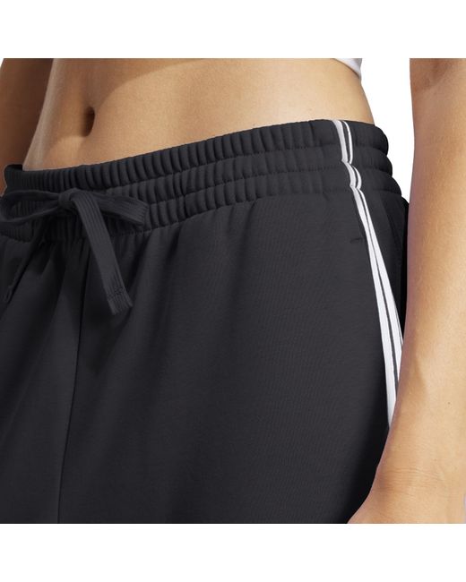 Adidas Gray Essentials 3-Stripes Pants Slim