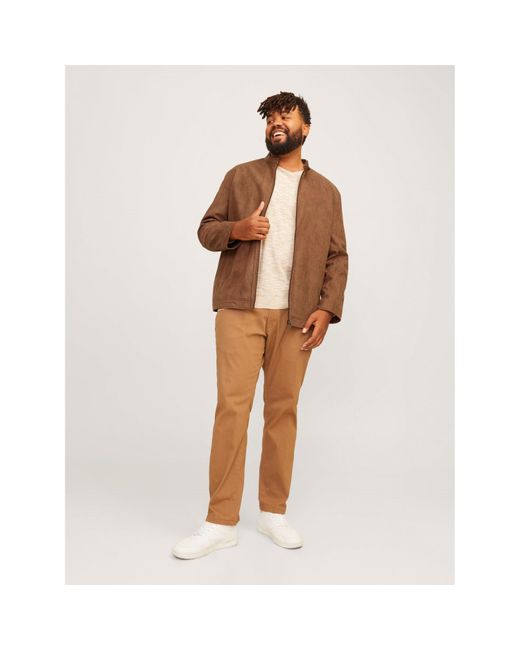 Jack & Jones Brown Jack Dylan Jacket Plus Size for men