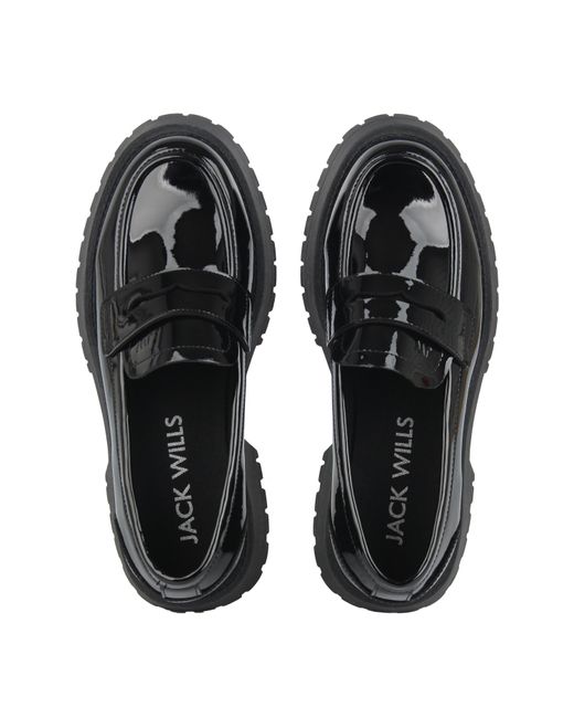 Jack Wills Black Chunky Loafer