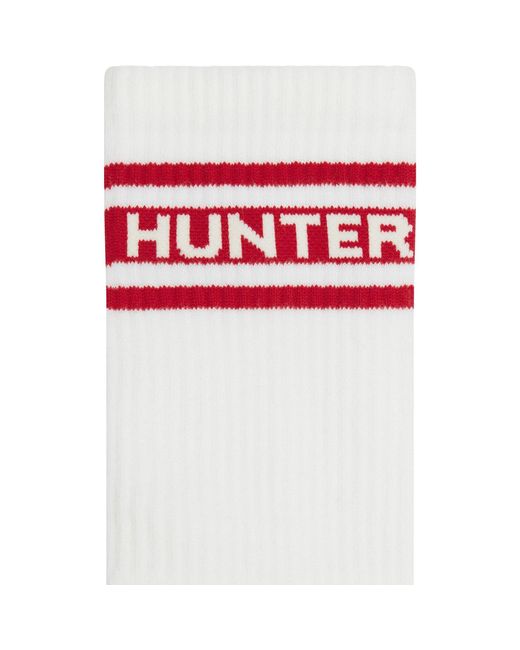 Hunter White 3 Pack Crew Socks