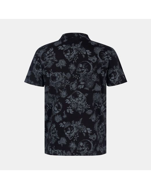 Firetrap Green All-over Print Polo Top for men