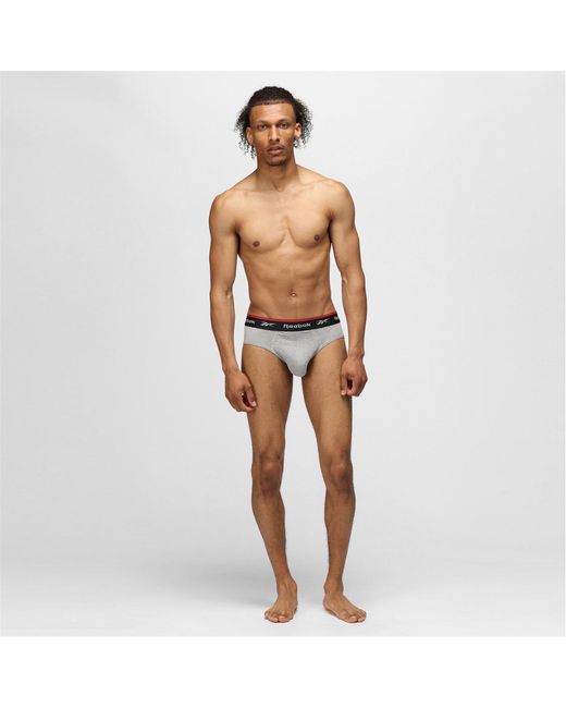 Reebok Black 3 Pack Performance Briefs for men
