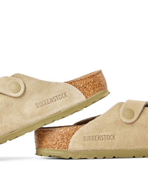 Birkenstock Natural Boston Leve Clogs for men