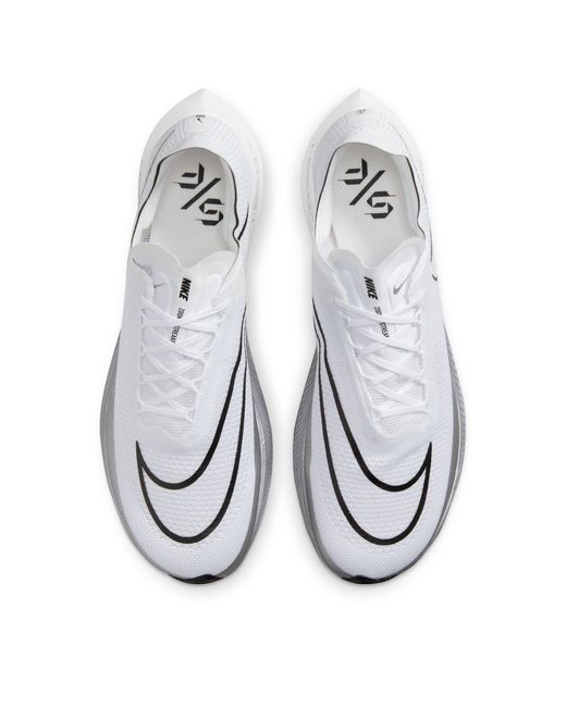 Nike White Zoomx Streakfly Running Shoes for men