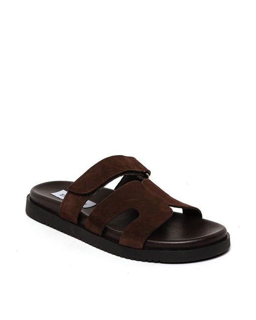 Steve Madden Brown Missile Flat Sandals