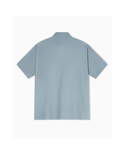 Emporio Armani Blue Polo Shirt for men
