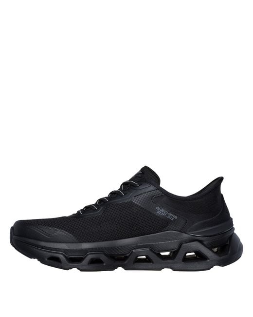 Skechers Blue Slip-Ins Mesh Lace-Up Sneaker W Ai Slip On Trainers for men