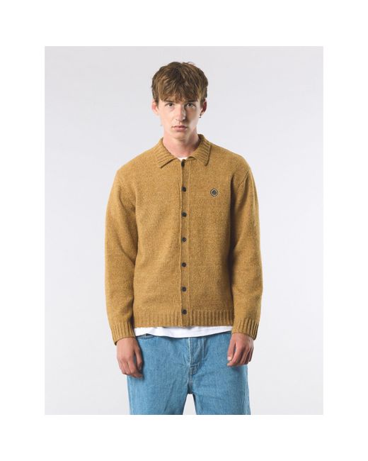 Pretty Green Yellow Pg Whittaker Structured Tailored Overshirt for men