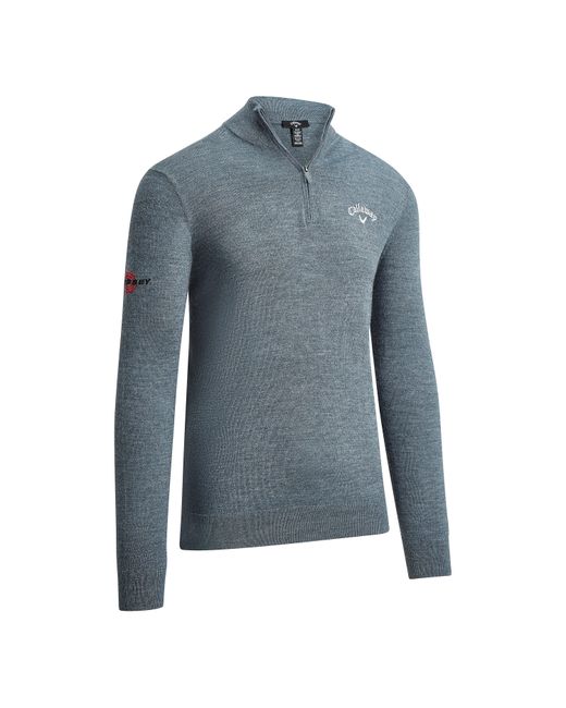 Callaway Apparel Blue Zip Sweater for men