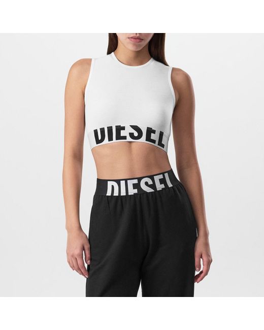 DIESEL Black Ada Pop Crop Top