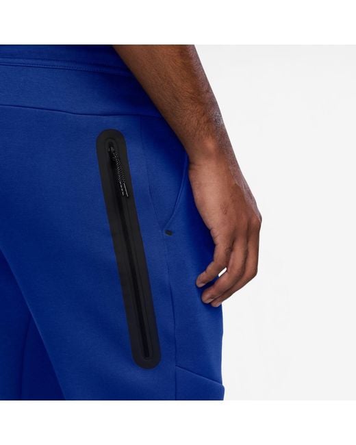 Nike Blue Tech Fleece Joggers for men
