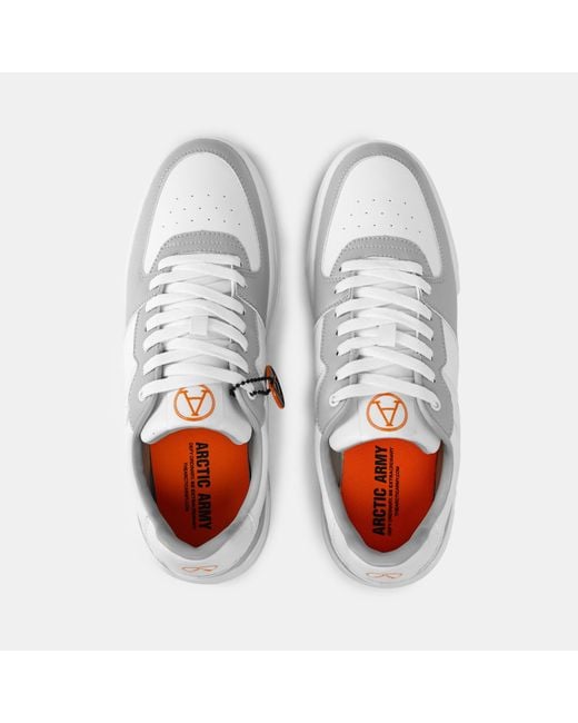 ARCTIC ARMY White Scott Low-Top Trainers for men