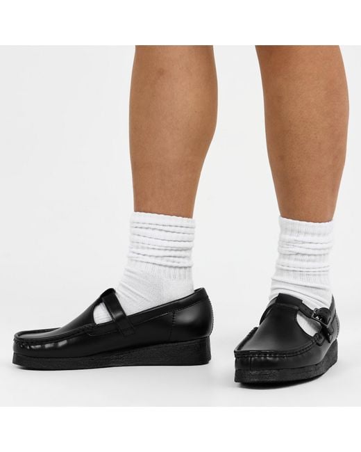 Clarks Black Wallabee Tbar Mary Janes