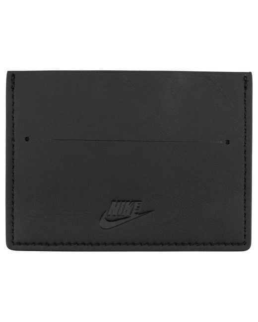 Nike Black Icon Air Force 1 Card Wallet