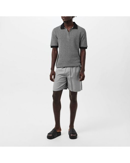 Albam Gray Bowling Shorts for men