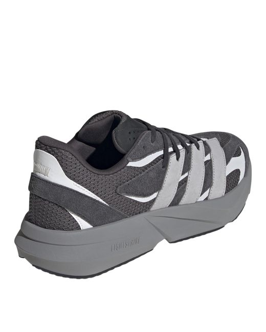 Adidas Gray Lightblaze Runners for men