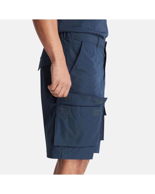 Timberland Blue Durable Water Repellent Cargo Shorts for men