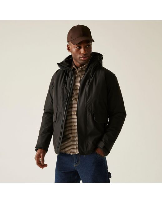 Regatta Black Sterlings Waterproof Insulated Jacket for men