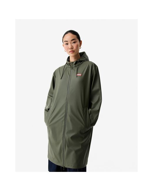 Hunter Green Andrea Waterproof Lightweight Rain Anorak