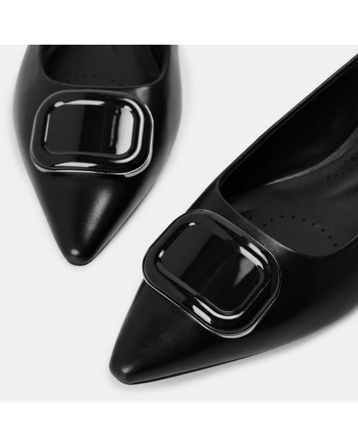 Clarks Black Sensa15 Trim Slingbacks