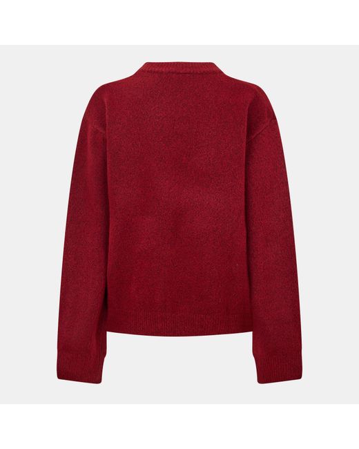 The Couture Club Red Knitted Sweatshirt