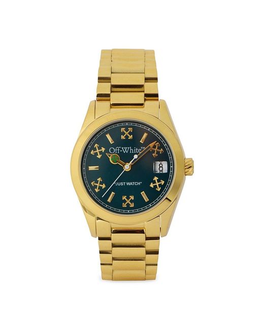 Off-White c/o Virgil Abloh Metallic Crossing Watch
