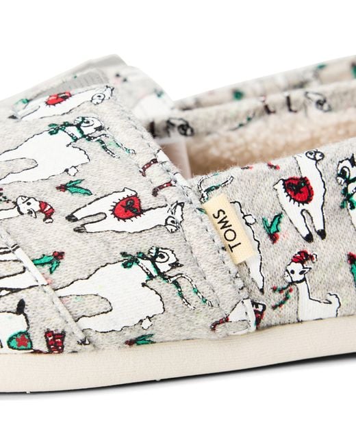 TOMS White Jrsey Ladies