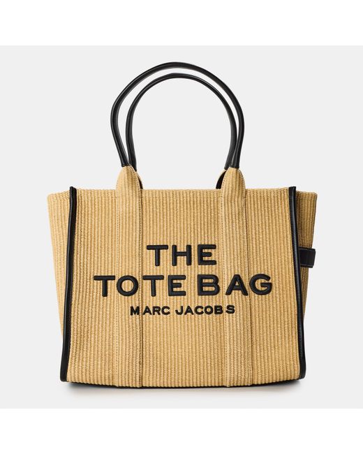 Marc Jacobs Metallic Large Woven Tote Bag