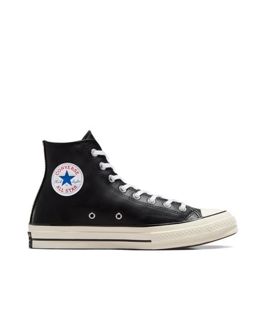 Converse Black Adults Chuck 70 Leather High-Top Trainers