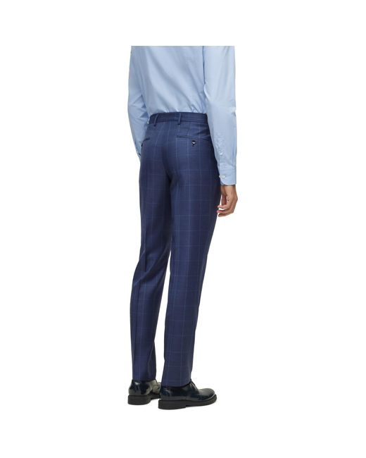 Boss Blue H Huge Peak Suits for men