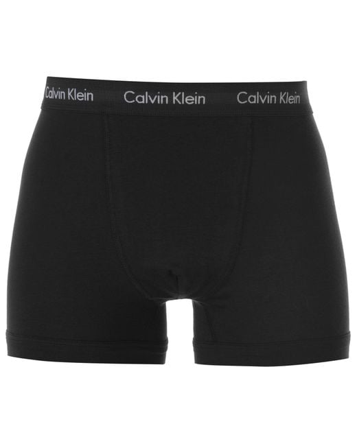 Calvin Klein Blue 3-Pack Cotton Stretch Boxer Shorts for men
