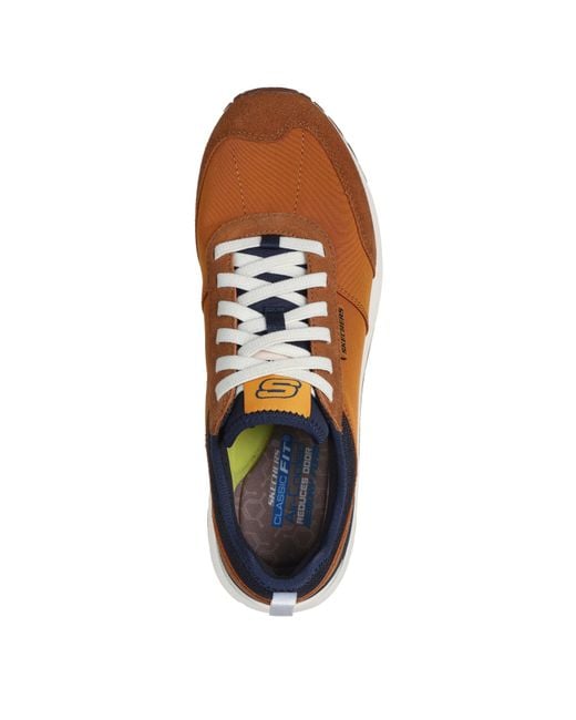 Skechers Brown Sunnydale Classic Low-Top Trainers for men