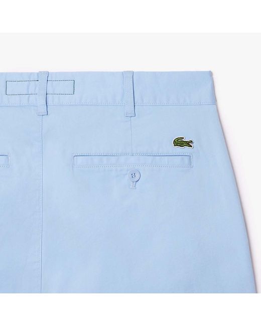 Lacoste Blue Lightweight Slim-fit Stretch Pants for men