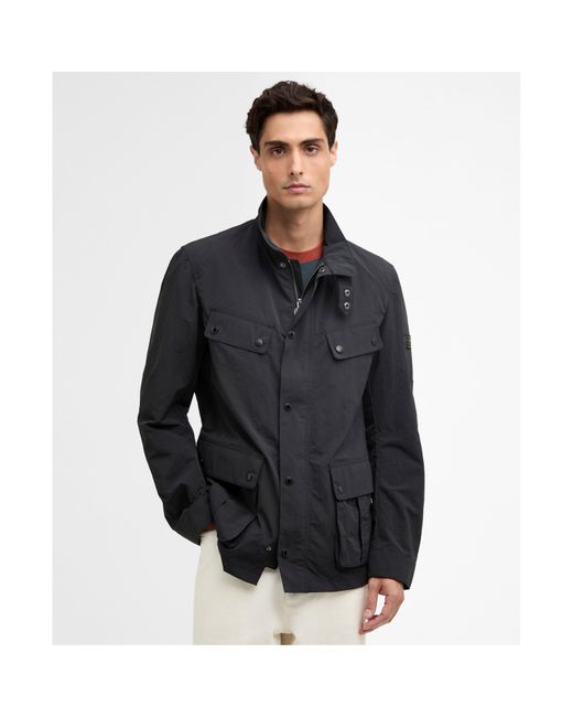 Barbour Blue Modern Duke Showerproof Jacket for men