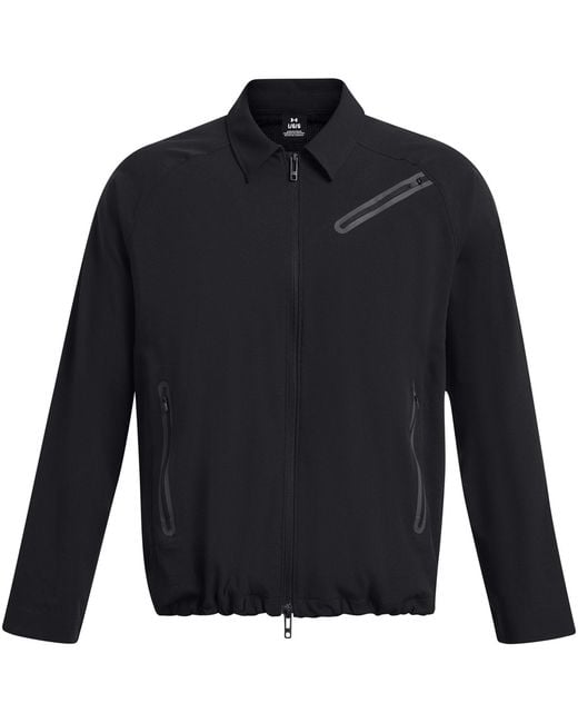 Under Armour Blue Vented Midweight Bomber Jacket for men