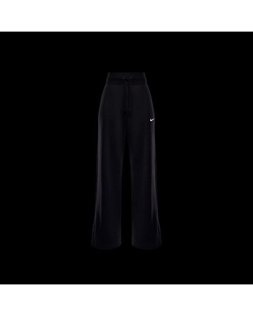 Nike Blue Sportswear Phoenix Fleece High-Waisted Wide-Leg Sweatpants