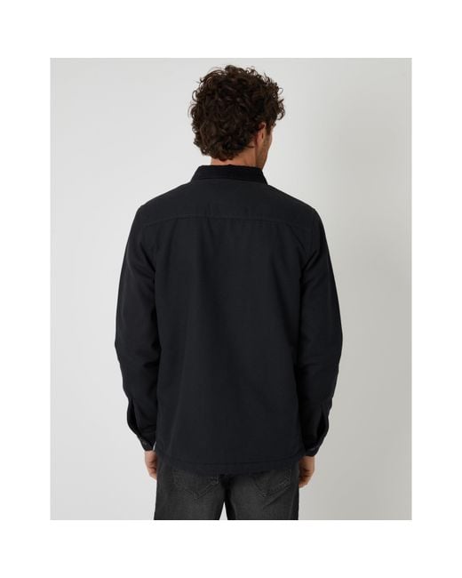 Threadbare Blue Tb Cottage Overshirt for men