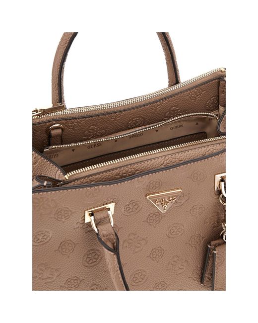 Guess Natural Cresida Satchel