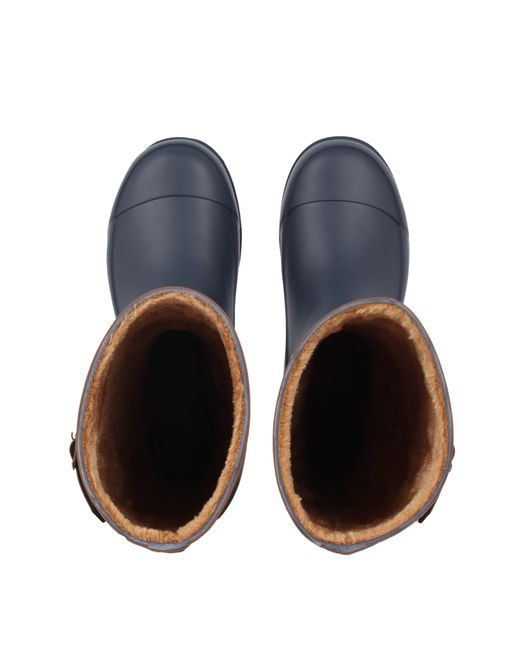 Gelert Blue Fur Lined Welly Boot