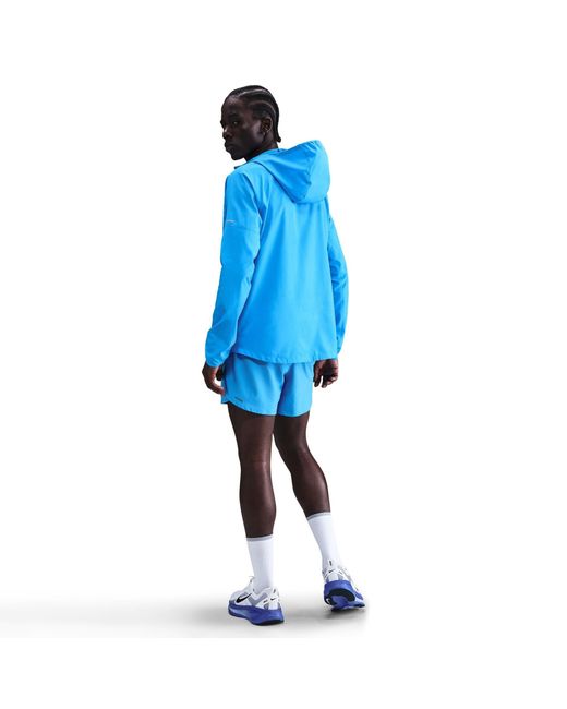 Nike Blue Miler Repel Running Jacket for men