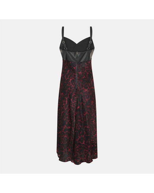 DKNY Purple Mix A Line Dress
