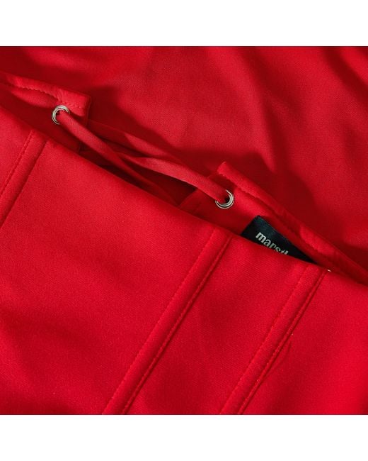 Mars the Label Red Sandra Scoop Vest Corset Top