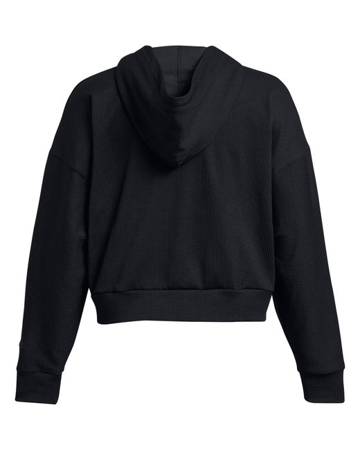 Under Armour Blue Journey Rib Over The Head Performance Hoodie