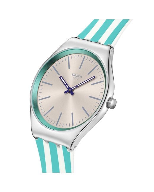 Swatch Metallic Skin Irony Quartz Analogue Watch